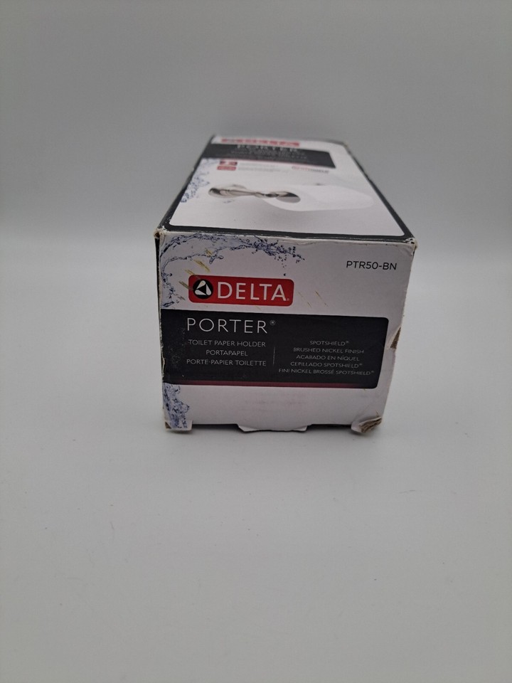 Delta Porter Toilet Paper Holder in Brushed Nickel PTR50BN eBay
