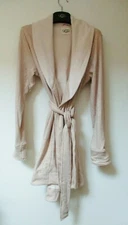UGG BLANCHE Cozy Shawl Collar Robe OATMEAL HEATHER Size: Large NWOT $98 MSRP