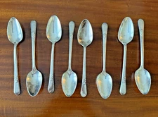 Set of 8 Vintage 1847 Rogers Bros IS teaspoons 6 1/8" - Rare Size Adoration?