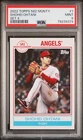 2022 Topps 582 Montgomery #1 Shohei Ohtani Set 4 PSA 9