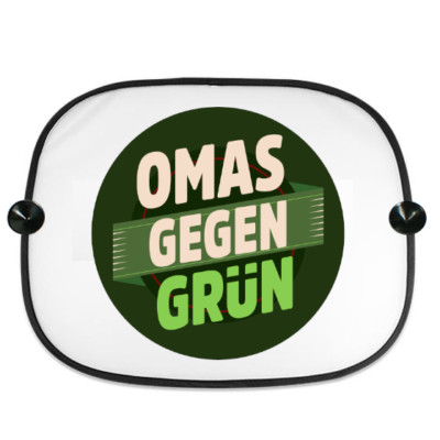 Omas gegen Grün Diktatur Protest Auto-Fenster-Sonnenschutz m.Saugnäpfen