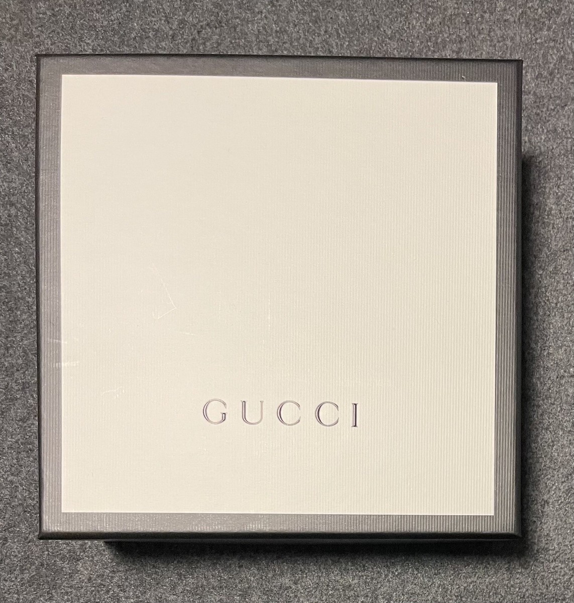 Gucci Box - Black & White - Storage Or Gift Box 7.25” x 7.25 Gucci Box - Black & White - Storage Or Gift Box 7.25” x 7.25