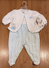 Vintage NWT kMart Sesame Street Baby Outfit 6/9 Month Newborn Girl