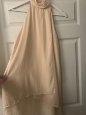 Brand new Vila evening dress in beige perfect for summer vacation