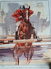 Equestrian Original Art Posters for sale