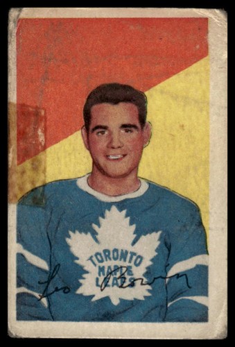 Leo Boivin #34 1952 Parkhurst card