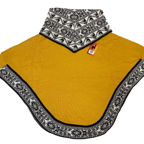 ANDEAN ALPACA HANDMADE WOMEN PONCHO - Picture 3 of 29