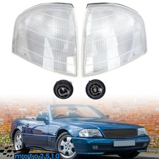 2X Links+Rechts Blinker Scheinwerfer Weiß Für Mercedes Benz SL R129 1992-2000 2X Links+Rechts Blinker Scheinwerfer Weiß Für Mercedes Benz SL R129 1992-2000