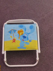 Vintage Elmo Henson Child's Beach Chair Metal Frame Bright Graphics