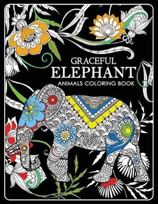 Graceful Elephant: Animals Coloring Book by Tiny Cactus Publishing (English) Pap