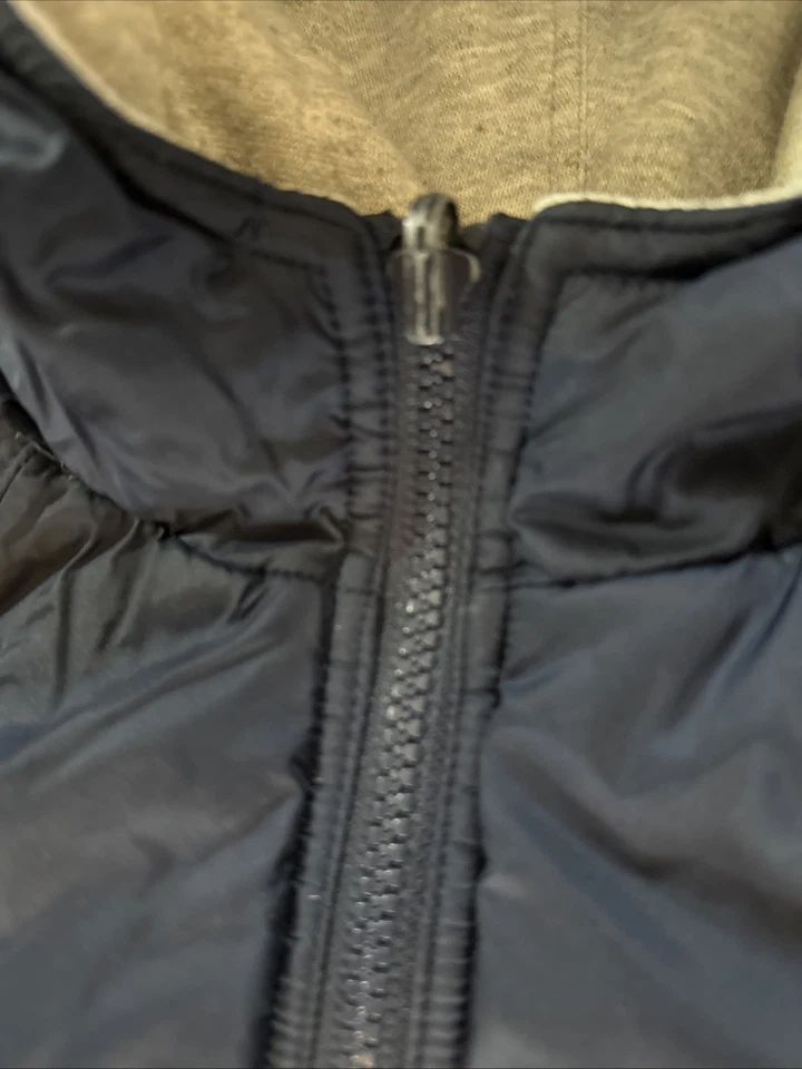 Chaqueta con capucha reversible aislada deportiva French Toast talla 16 para niños jóvenes Foto 3 de 4