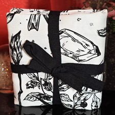 WITCH CASKET 100% COTTON ALTAR CLOTH/WALL HANGING **NEW/UNUSED!**
