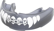 Shock Doctor Mouthguard Braces Strapless, Adult 12+ (Black w/ White Fangs) - NEW