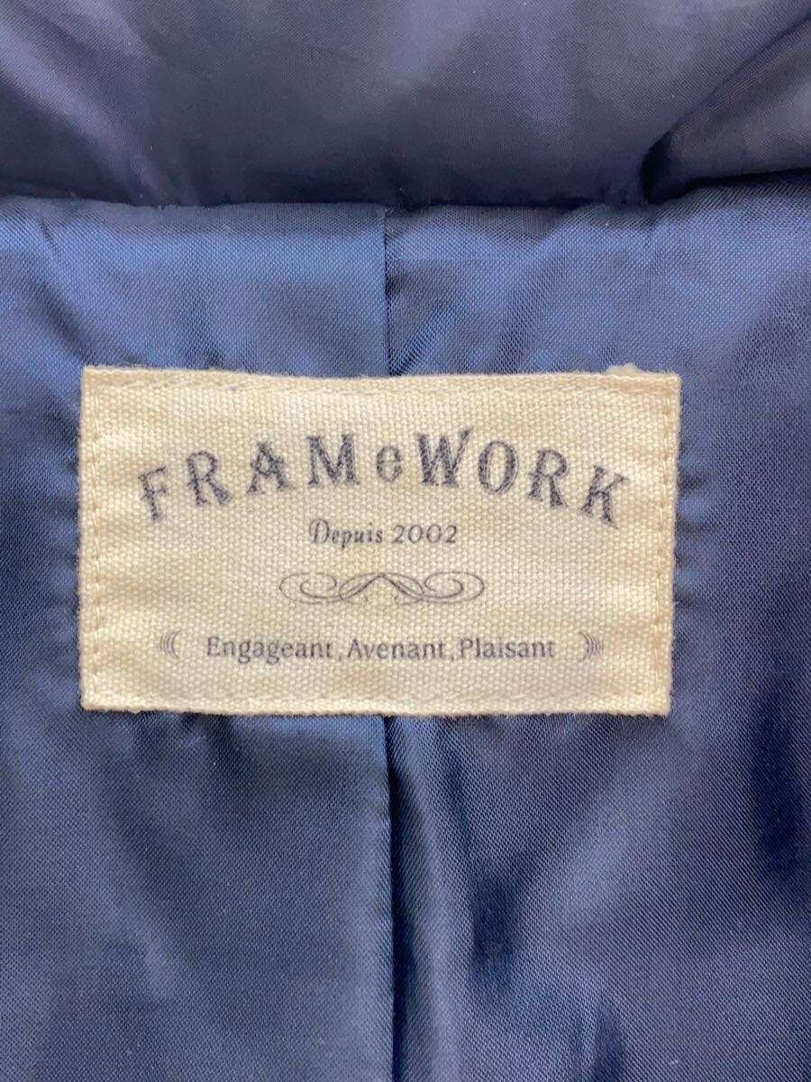 FRAMeWORK Down Jacket, Size 38, Polyester, NVY, S… - image 3