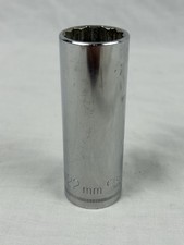 CRAFTSMAN MADE IN USA 1/2" DRIVE 12-POINT METRIC DEEP SOCKET 22MM -G- 44448
