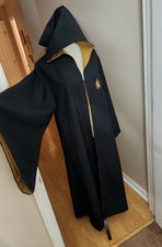 Harry Potter Universal Studios Hufflepuff Cloak Robe Adult Size M Quality