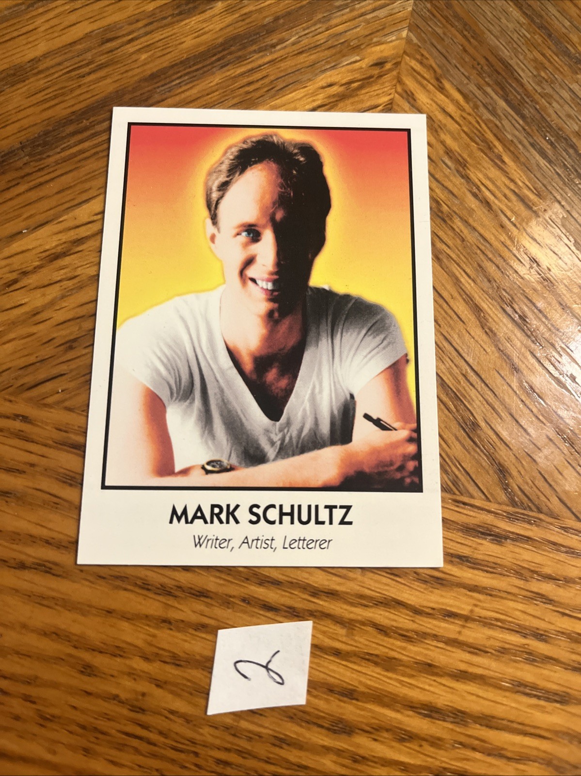 Mark Schultz #88 Famous Comic Book Creators 1992 Eclipse Trading Card