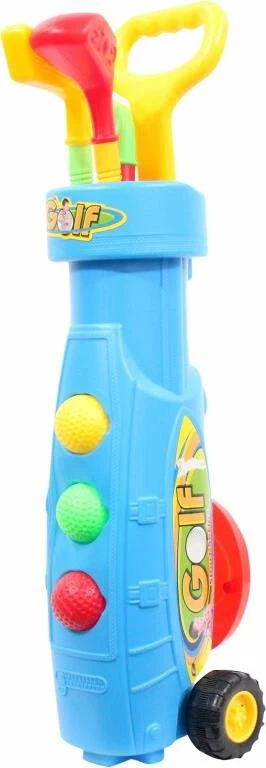 Kinder Golf Spielzeug Set Clubs Bälle Flagge Plastik Caddy Garten Oder Innen Fun - Bild 3 von 4