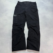 Helly Hansen Ski Snow Pants Men's Medium ULLR Helly Tech Primaloft Black RECCO