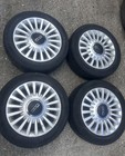 x4 FIAT 500 2012 ALLOY WHEELS SET 185 55 15 WITH MARKS
