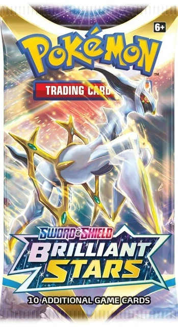 Pokemon Brilliant Stars Booster Pack - 10 Cards / Pack - Random Art - SEALED