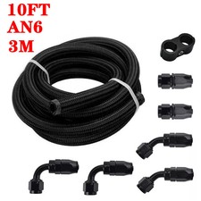 Racing Car Stainless Steel Braided Fuel Line+...