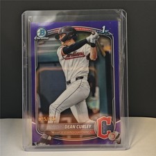2025 Topps Bowman Draft Chrome Dean Curley RC Purple Fold 25/250 Compilation