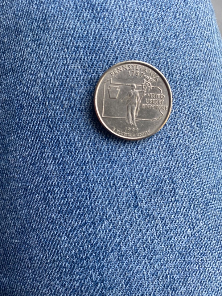 1999 P Pennsylvania State Quarter Rare  - Image 2 of 4