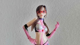 SET OF 2: Sega Neon Genesis Evangelion EVA Luminasta Racing Pit Walk Figures