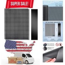 400x300mm DIY PC Case Dust Mesh Filter, 2Pack PVC Dustproof Mesh Filter Cover...