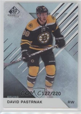 2016-17 SP Game Used Rainbow Player Age 122/220 David Pastrnak #7 q9v