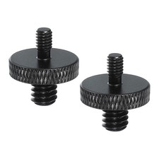 2 Pcs 1/4" Male to M4 Male Tripod Nut Camera Mount Screw1, 18 mm