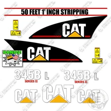 Fits Caterpillar 345BL Series 2 Decal Kit Excavator - 7 YEAR OUTDOOR 3M VINYL!