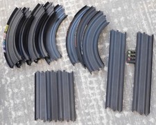 Tyco HO Scale Slot Car Track Walled Track Straight Curved - Lot of 14 - Read