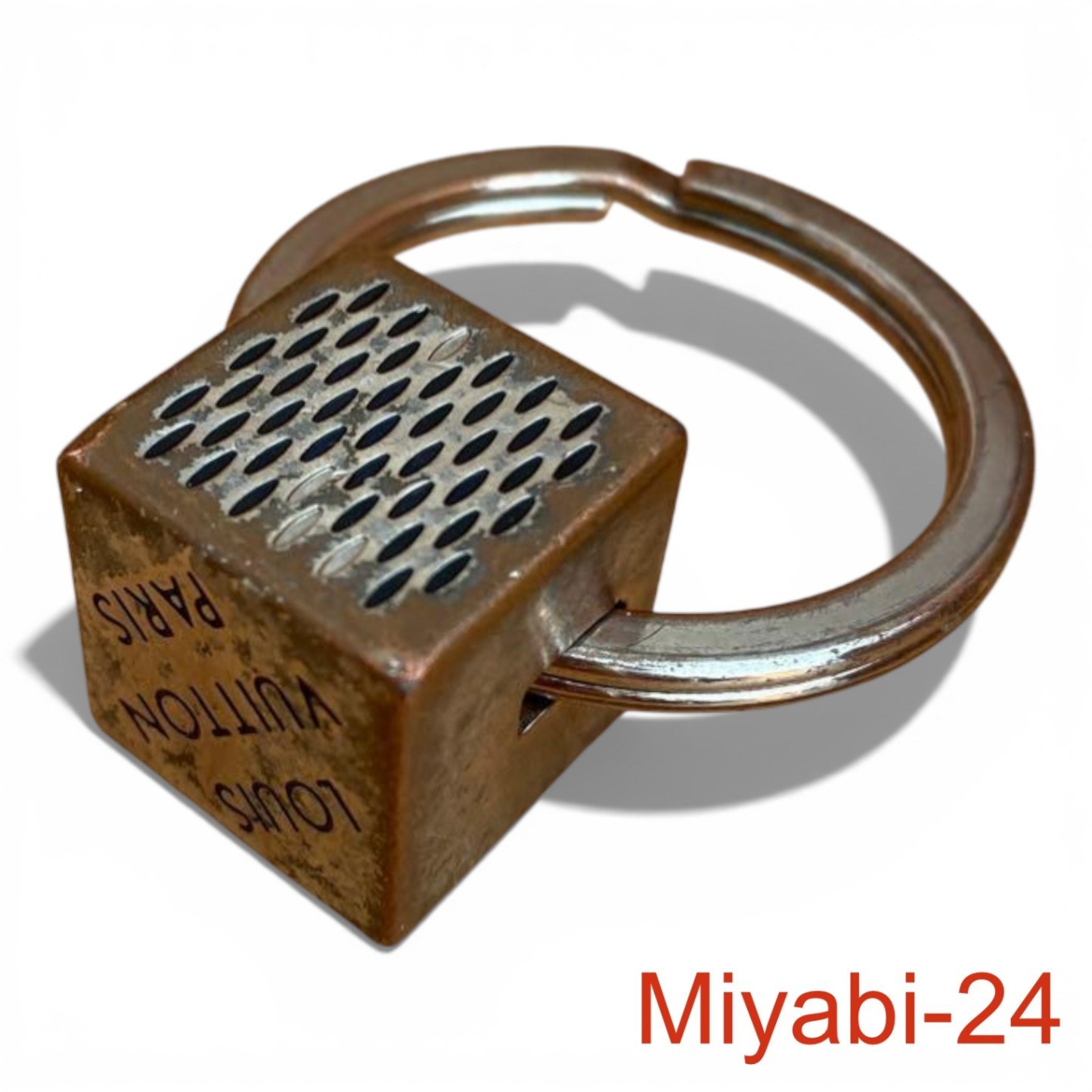 Louis Vuitton Bronze Keyring Used, Scratched, No Box thumbnail 6