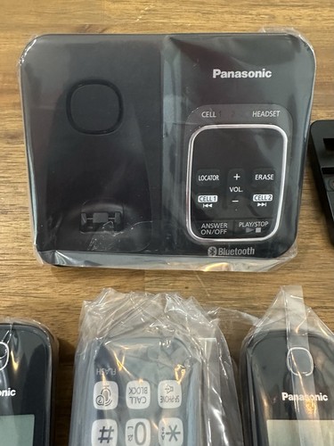 Panasonic KX-TG833SK Bluetooth Link2Cell Cordless Phone Answer Machine (No Box) - Picture 3 of 8