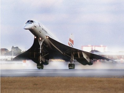 British Airways Concorde Take Off at London Heathrow Airport - 16 x 12 A3 Print