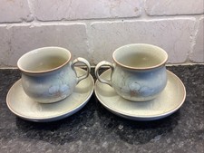 Denby Daybreak Cups & Saucers (2)