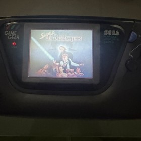 SEGA Game Gear Console Model 2110 WORKING + Star Wars Return Of The Jedi Bundle