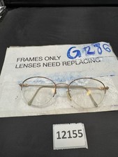 Gucci GG2610 Eyeglasses Frame Italy 53-19 Tortoise Vintage Round