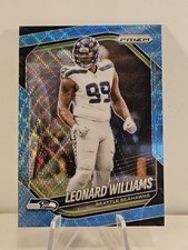 2025 Panini Prizm LEONARD WILLIAMS BLUE WAVE /230 Seattle Seahawks #183