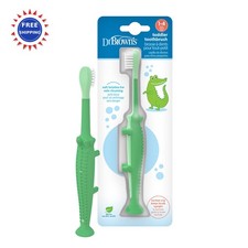 Baby Toothbrush Crocodile Dr. Brown s BPA Free Age 1-4Y Browns Toddler infant