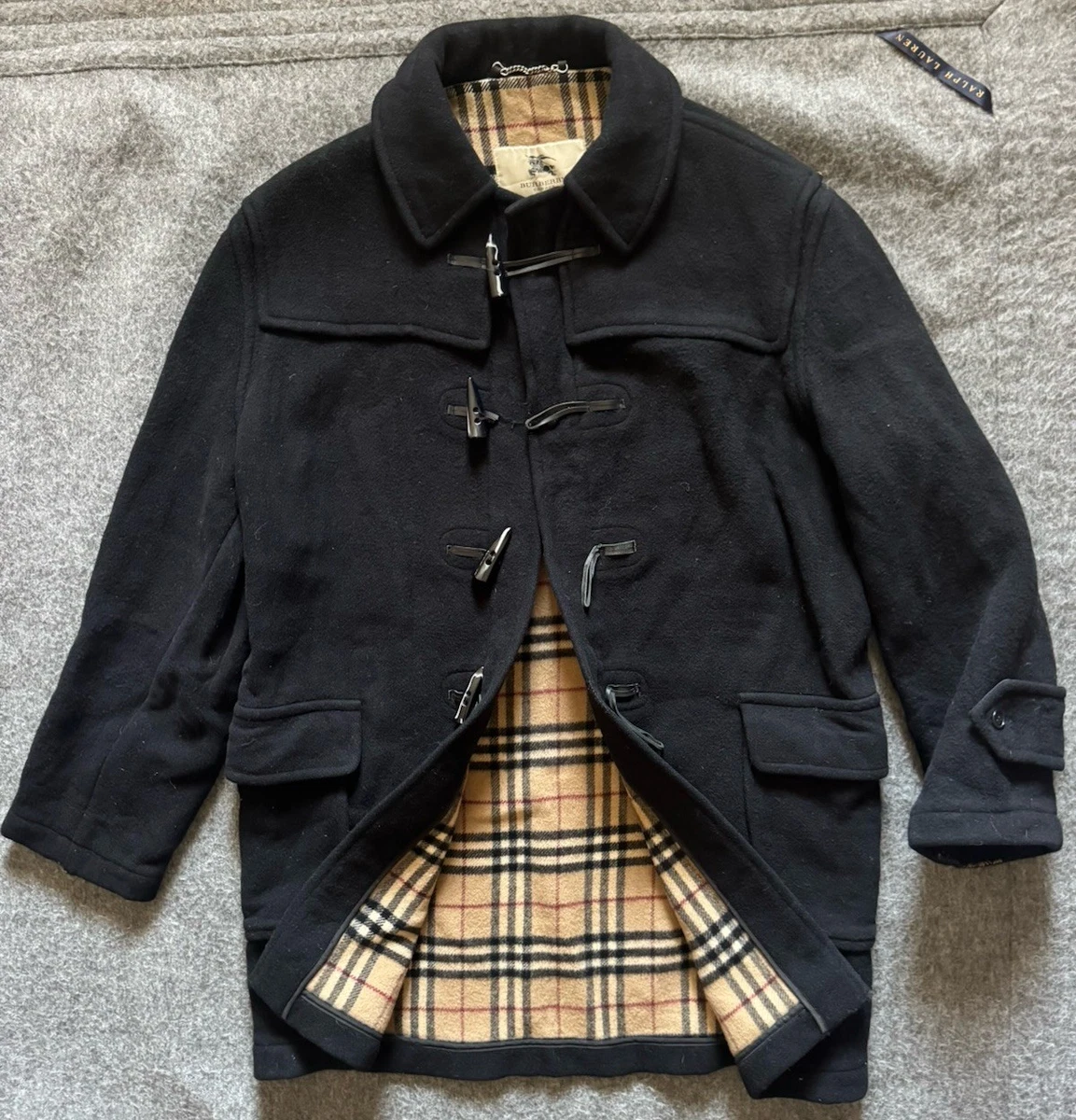 25+ Burberry Wool Duffle Coat In Men's Coats & Jackets for sale