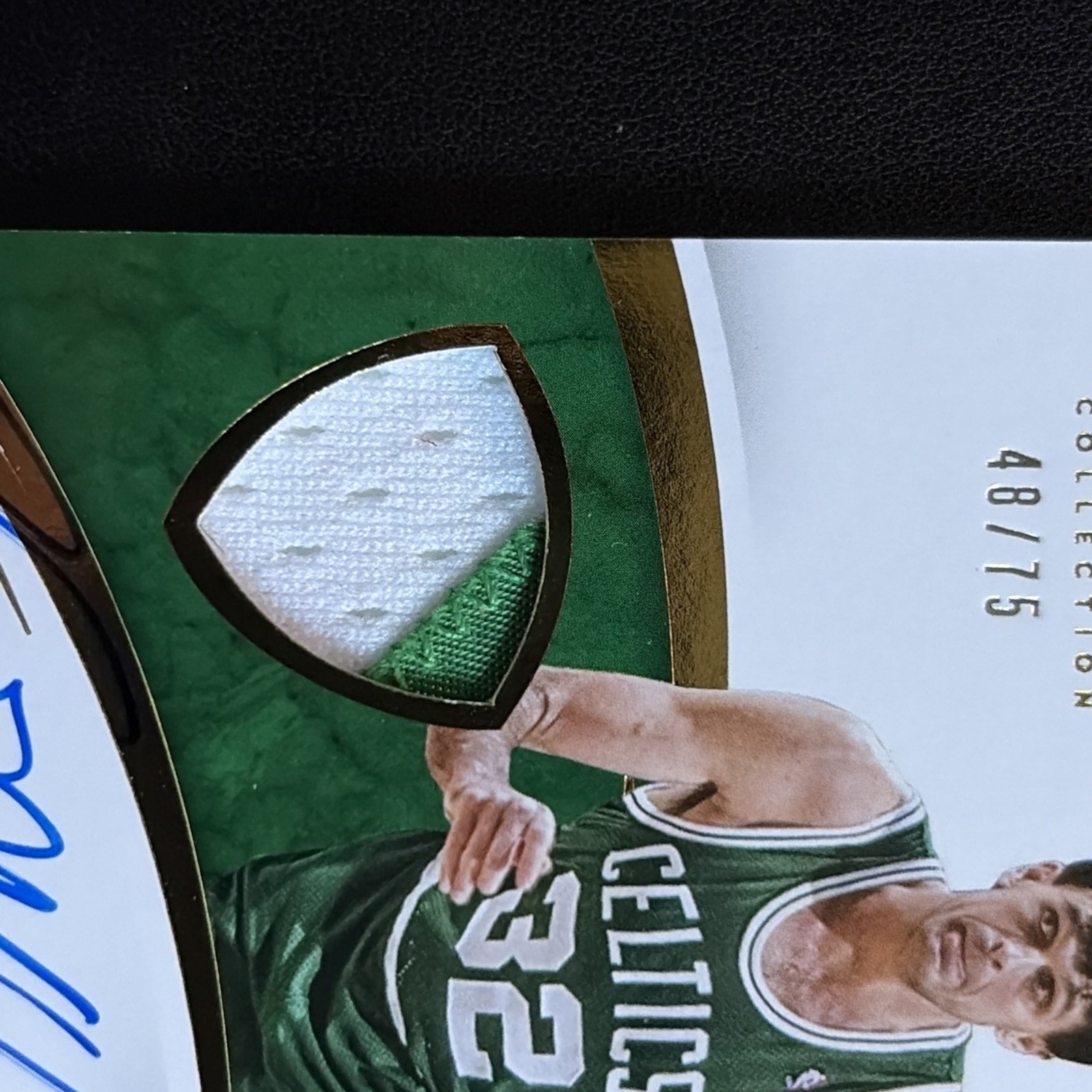 2014-15 Panini Immaculate Game Used two color Patch Auto /49 view 4