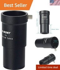 Telescope Barlow Lens 5X, 1.25 Inch Telescope Accessory, Fully Multi Coated B...