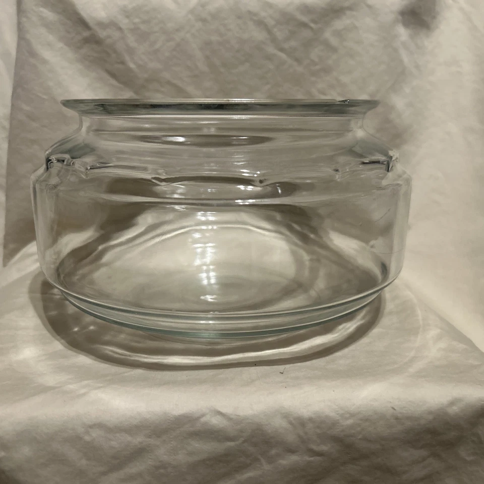Terrario pecera grande de vidrio grueso transparente Anchor Hocking de colección 9,5" x 5,5" Foto 2 de 4