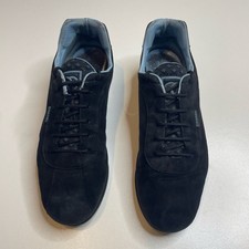 Vintage Chanel Lifestyle Black Suede Leather Shoes Sneakers Women s 7.5 US 38 EU