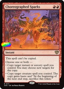 Choreographed Sparks 111/444 Secrets of Strixhaven Foil Rare