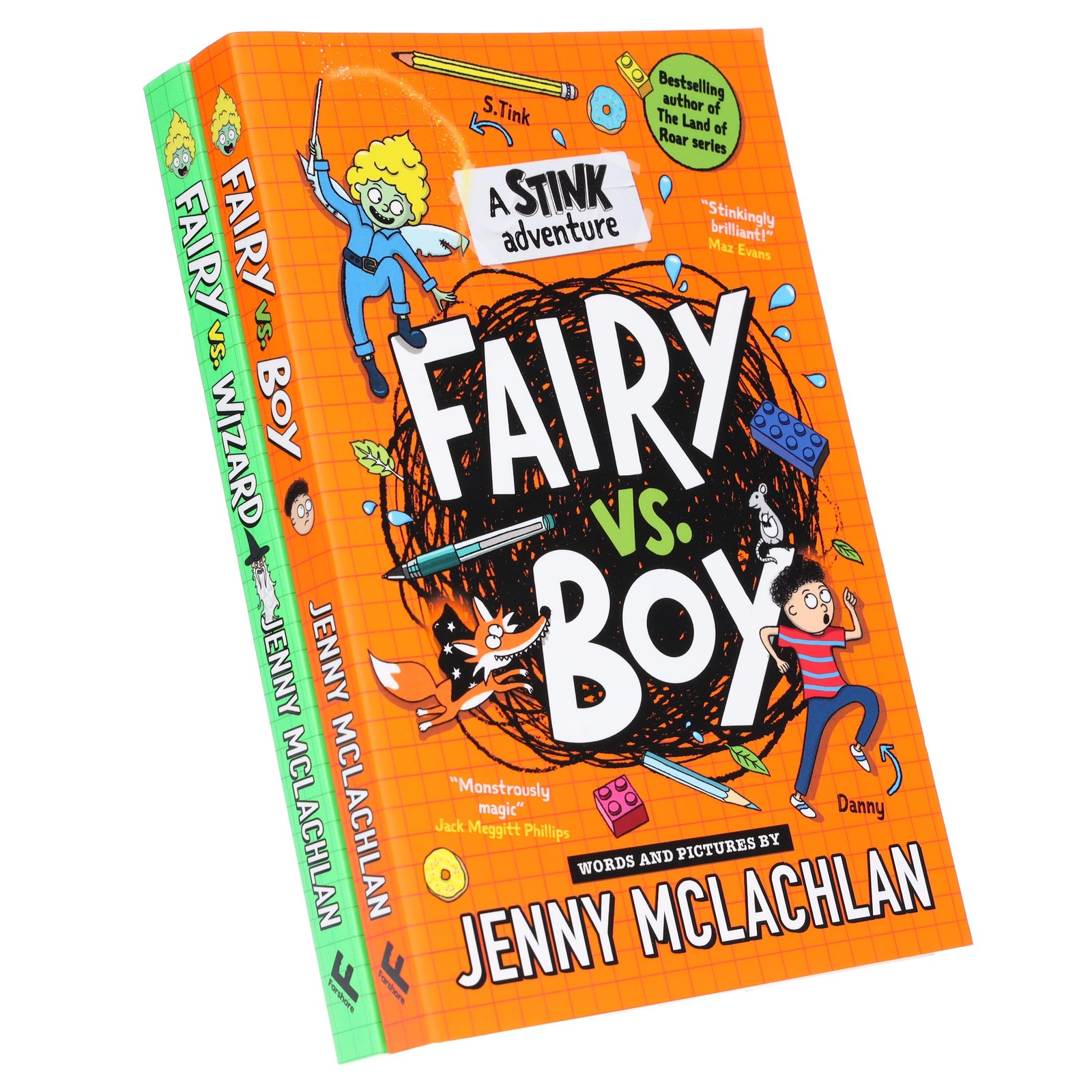 A Stink Adventure Series By Jenny McLachlan illustrated 2 Books- Paperback
