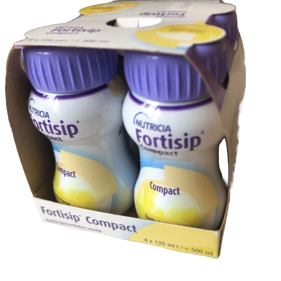NUTRICIA Forti Sip Compact Vanilla Flavour (4 x 125ml) Best Before 14.02.26